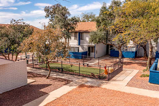 Pet-Friendly Apartments In Tucson, AZ – Midtown on Seneca - Photo of Courtyard