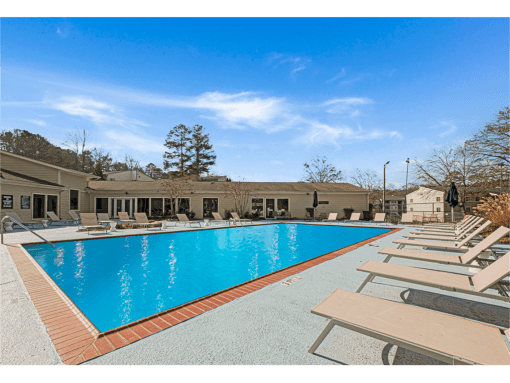 Springdale Glen apartments in Clarkston Georgia photo of resort-style pool and sun deck