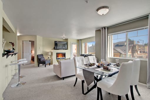 Spacious Living Room at Mill Creek Meadows Apartments