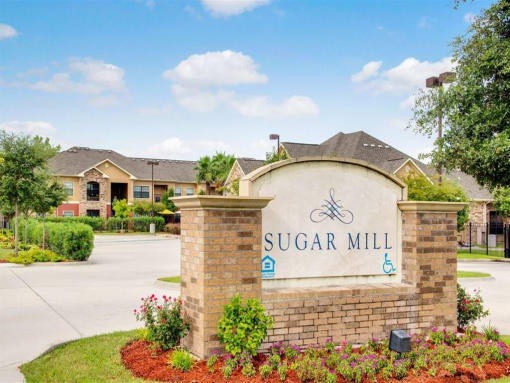 Sugar Mill Apartments in Addis Louisiana photo of monument sign