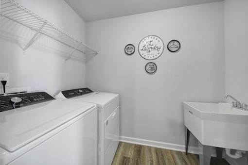 Washer and dryer included in pet-friendly Indian Trail, NC townhome