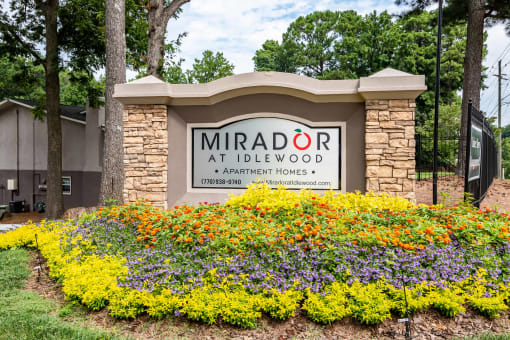 Mirador at Idlewood Apartments in Clarkston Georgia photo of monument sign