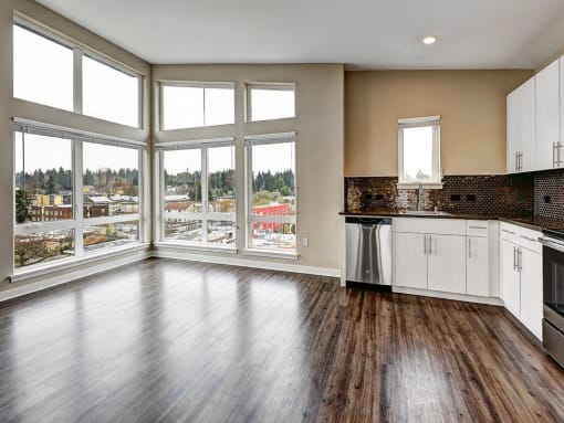 Large Windows with City Views in specific apartments