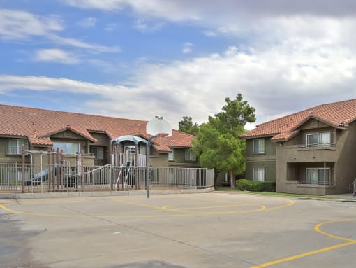Terracina apartments in Henderson Nevada photo of Basketball Court