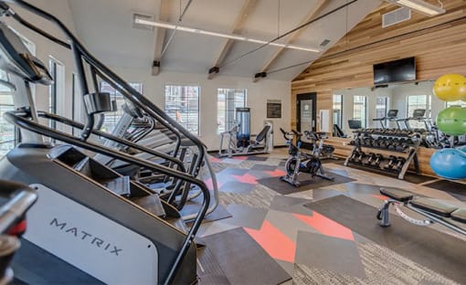 updated fitness center
