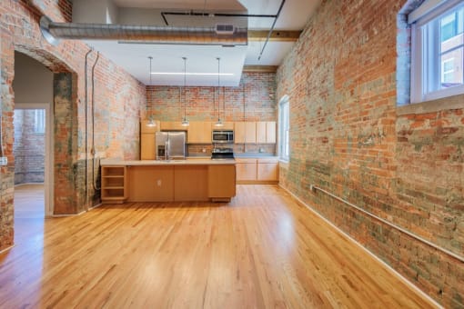kitchen area in clubhouse