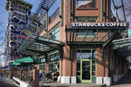 close to Starbucks