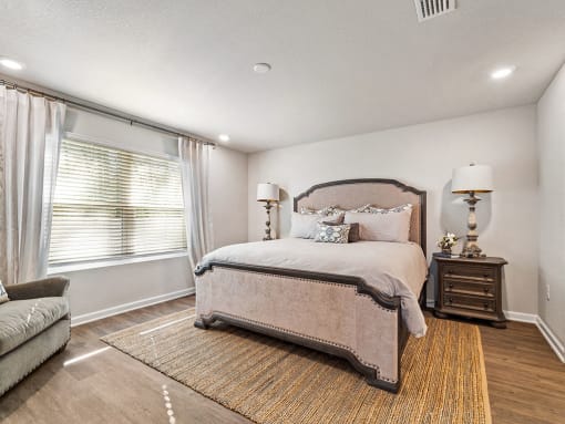 Well Appointed Bedroom at The Village at Hickory Street, Alabama, 36535