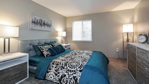 bedroom with window