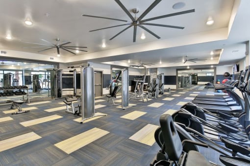 Adobe at Red Rock, Las Vegas Apartments, fitness center.