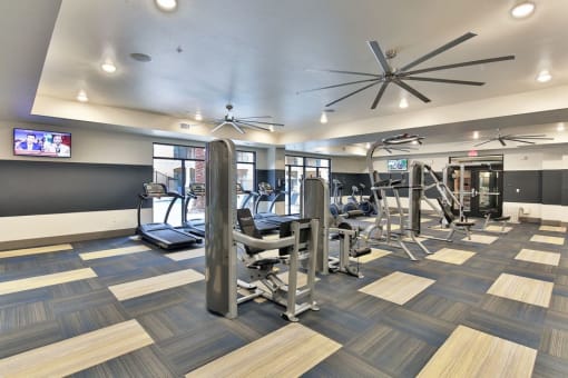Adobe at Red Rock, Las Vegas Apartments, fitness center.