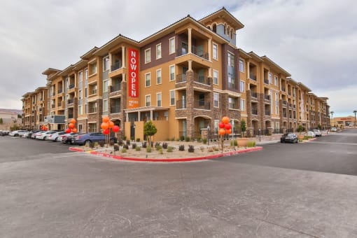 Adobe at Red Rock, Las Vegas Apartments, exterior.