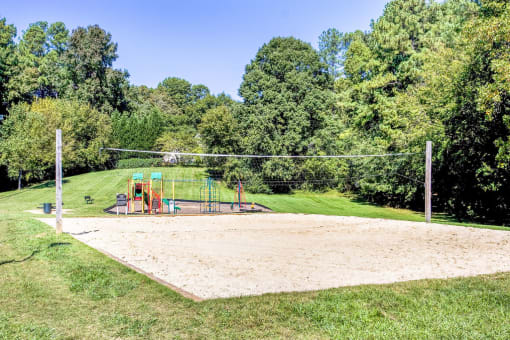 Grand Arbor Reserve apartments in Raleigh North Carolina photo of volley ball court