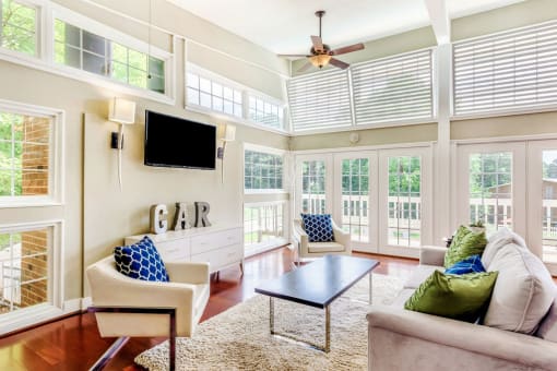 Grand Arbor Reserve apartments in Raleigh North Carolina photo of clubhouse.