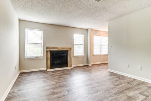 Summit Station at Duluth, Duluth, GA, Apartment_living spacious room with fire place