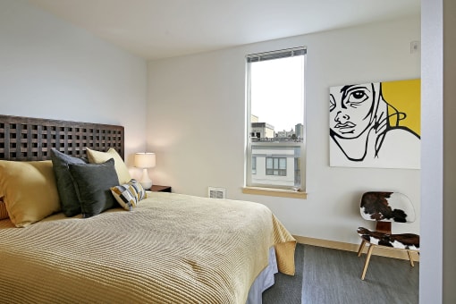 bedroom with window