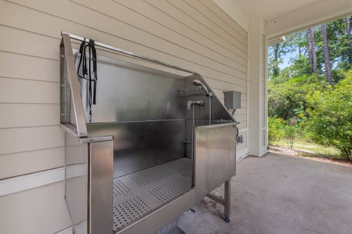 On-site pet spa facility for grooming and pampering pets at The Sanctuary at 331 in Santa Rosa Beach