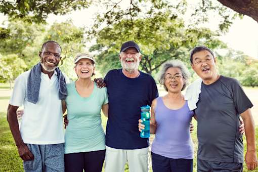 Seniors staying active and fit at Sage 5430, a senior living community near Lilburn and Roswell