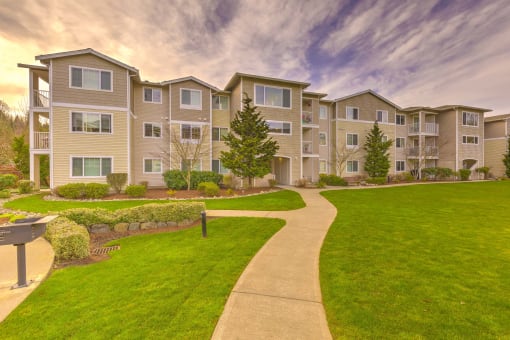 Beautiful Landscaping at Valley Springs Apartments