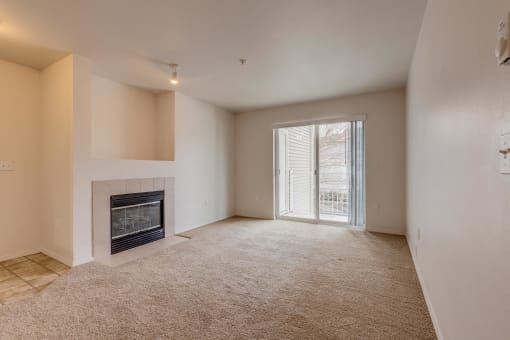 Electric Fireplace at Valley Springs Apartments