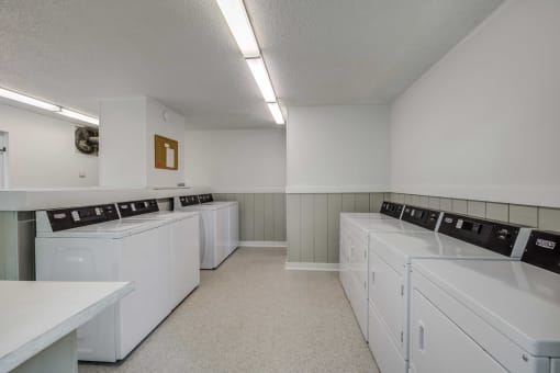 our apartments have a utility room with washer and dryer