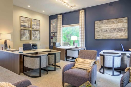 Stratford Ridge Marietta Ga Apartments Leasing Center seating area