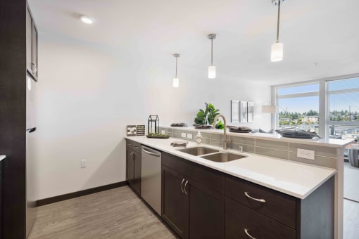 Kitchens with modern finishes