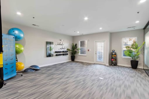 Sage at 1240 apartments in Mount Pleasant South Carolina photo of fitness center space