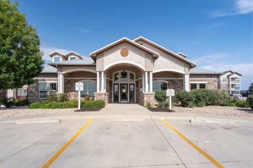the front entrance of our apartments tx