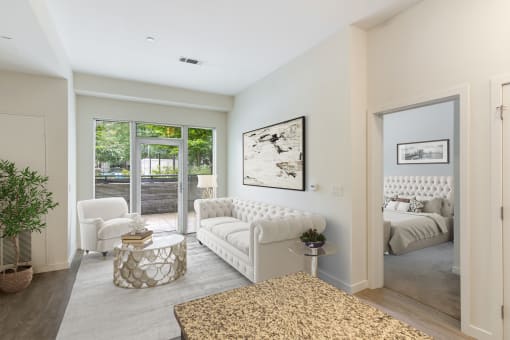 living room and bedroom