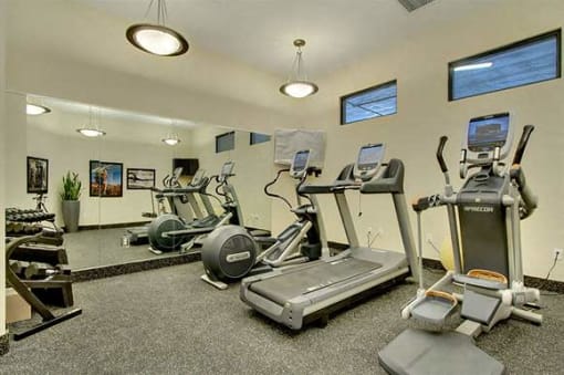 Compass Apartments fitness center