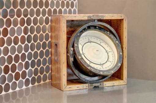 a compass
