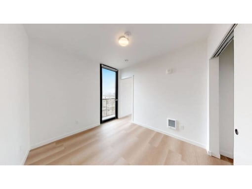 Living room with Juliette balcony