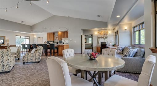 clubhouse with kitchen area