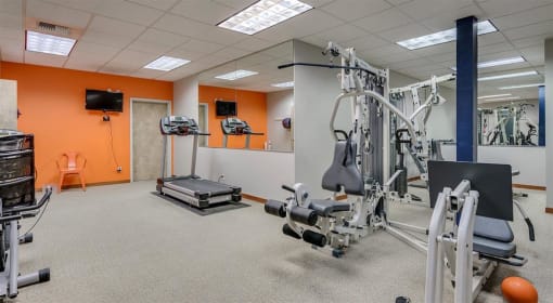 updated fitness center