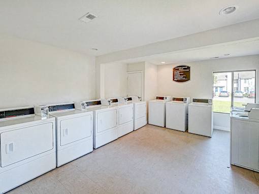laundry room at Southgate Apartments