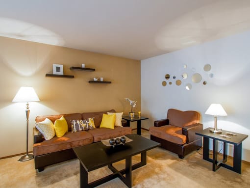 Apartment Living Room in Maryland Heights, MO