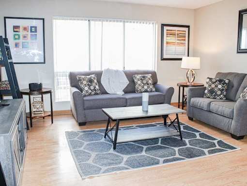 large living room in Rochester MN apartments