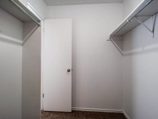 Walk-In Bedroom Closet in Apartment