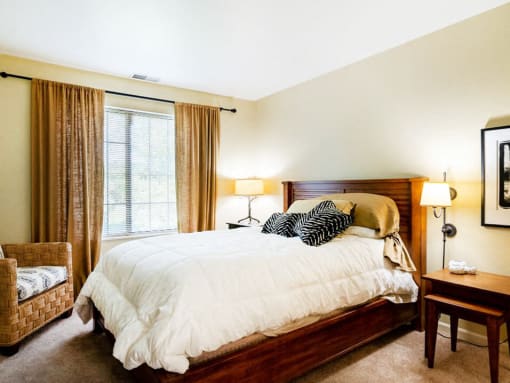 large bedrooms at Centerville Park apartments