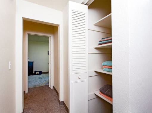 Brooklyn Park Apartments storage closet
