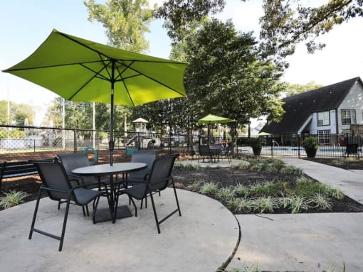 resident area at apartment community
