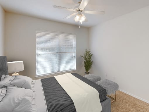 2nd Bedroom at The Dominion Apartments