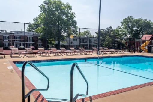 Swimming pool at Heritage Estates apartments