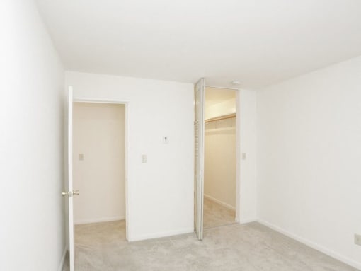 Apartment Bedroom with Closet
