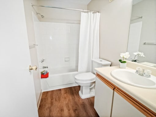 Apartment Bathroom with Tub