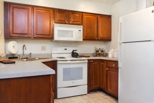 kitchen at Affton MO apartments