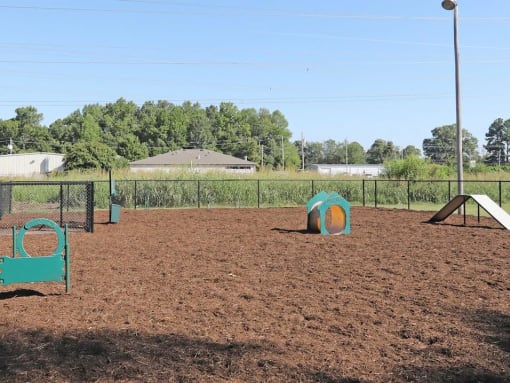 dog park at pet friendly apartments