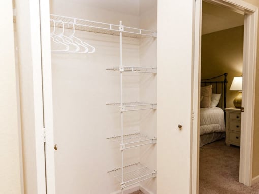 Linen Closet in Kentwood apartment