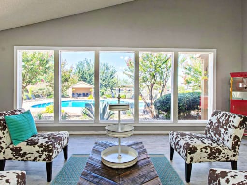 Pool View from Apartment Clubhouse